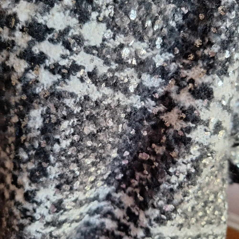 MICHAEL Michael Kors Black and White Plaid Scarf